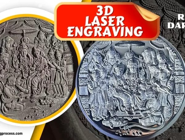 3D laser engraving